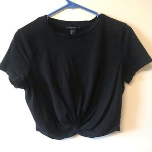 Twist crop top
